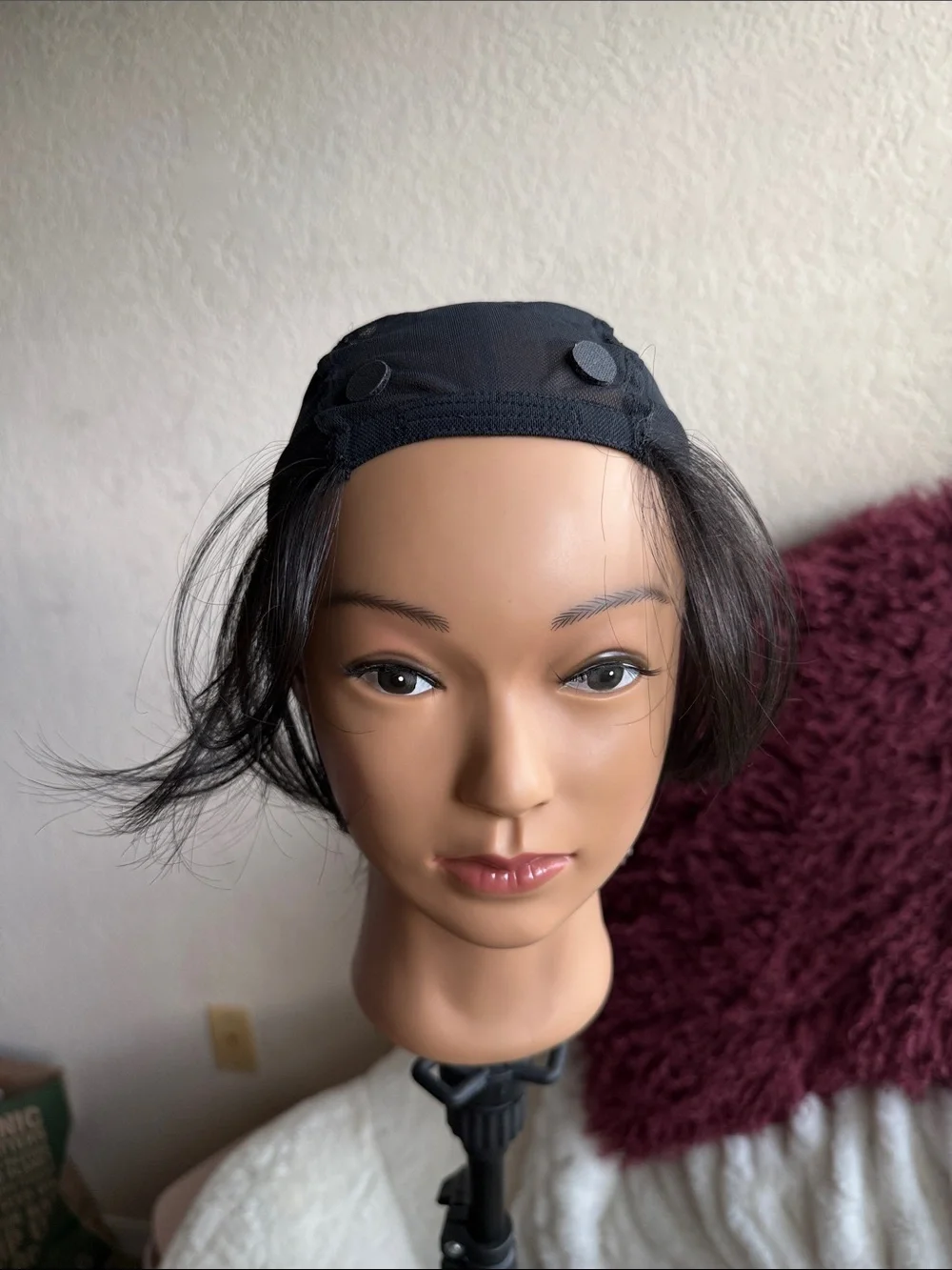 Natural Black Silicone Undercap Wig Cap baby hairs